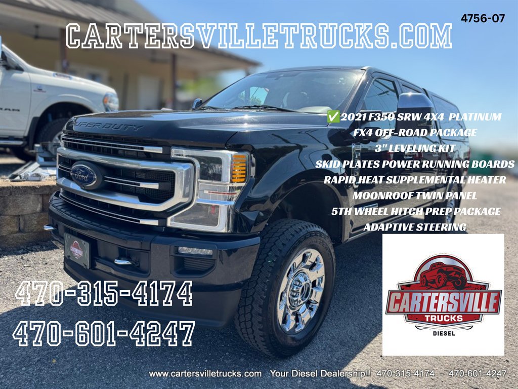 Used 2021 Ford F350 Platinum AWD/4WD image 1