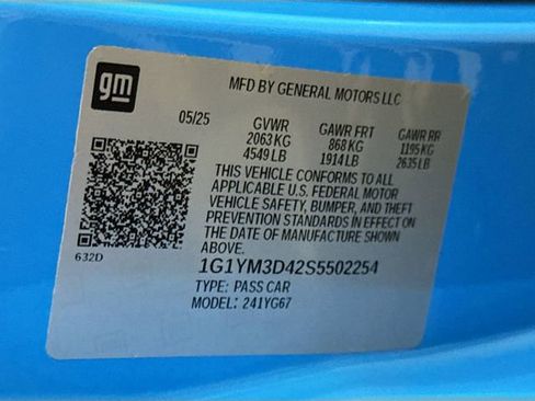 New 2025 Chevrolet Corvette E-Ray image 31