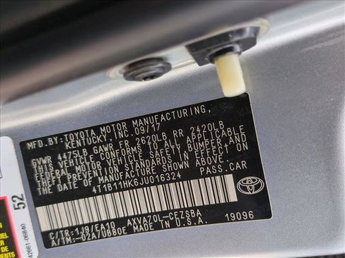 Used 2018 Toyota Camry SE w/ Moonroof Package image 15