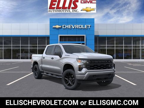 New 2026 Chevrolet Silverado 1500 Custom w/ Turbomax Blackout Package AWD/4WD image 1
