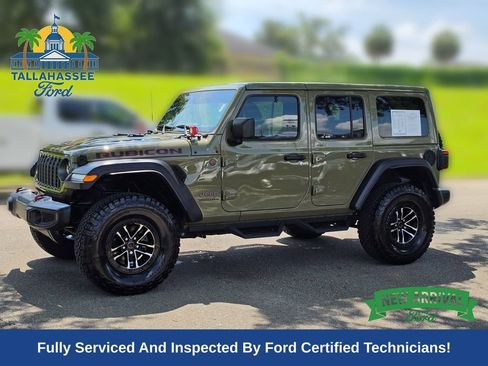 Used 2025 Jeep Wrangler Unlimited Rubicon w/ XTREMEE 35" Tire Package AWD/4WD image 1