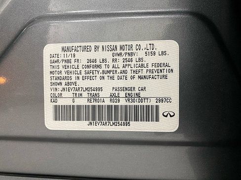 Used 2020 INFINITI Q50 Luxe image 10