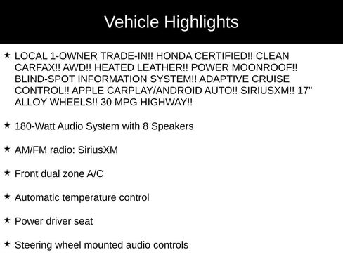 Certified 2025 Honda HR-V EX-L image 35