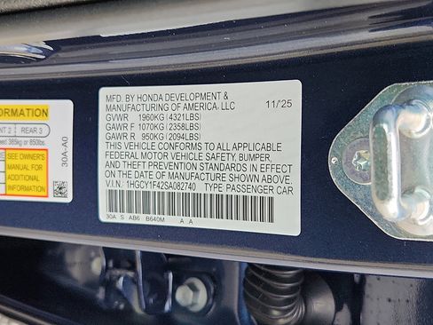 New 2025 Honda Accord SE image 16