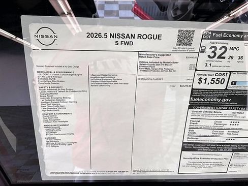 New 2026 Nissan Rogue S FWD image 38