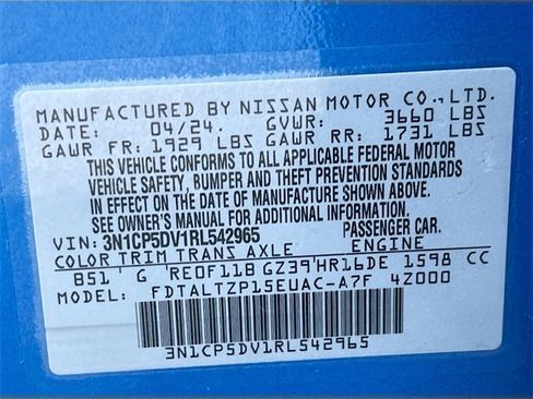 Used 2024 Nissan Kicks SR image 29