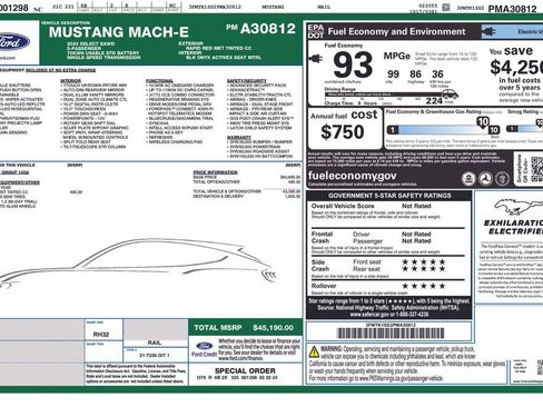 Used 2023 Ford Mustang Mach-E Select AWD/4WD image 6