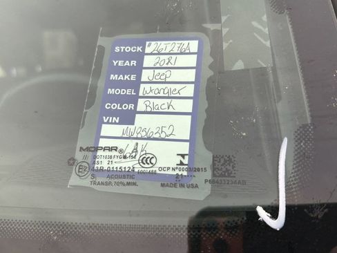 Used 2021 Jeep Wrangler Unlimited Sport AWD/4WD image 8