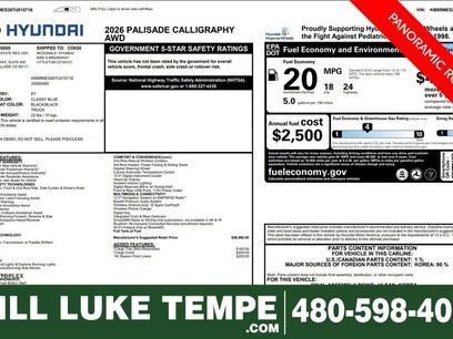 Used 2026 Hyundai Palisade Calligraphy