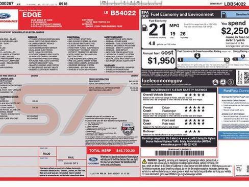 Used 2020 Ford Edge ST image 12