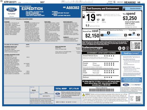Used 2021 Ford Expedition Limited AWD/4WD image 4
