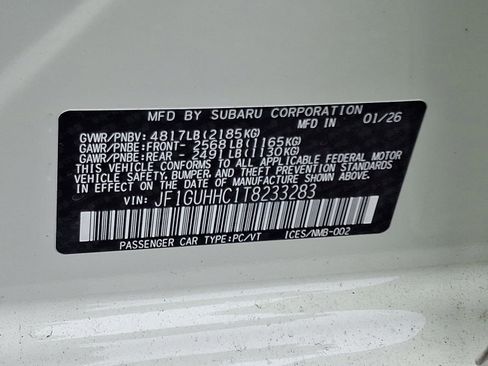 New 2026 Subaru Impreza RS image 11