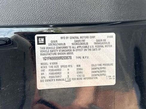 Used 2008 Cadillac Escalade ESV AWD image 25