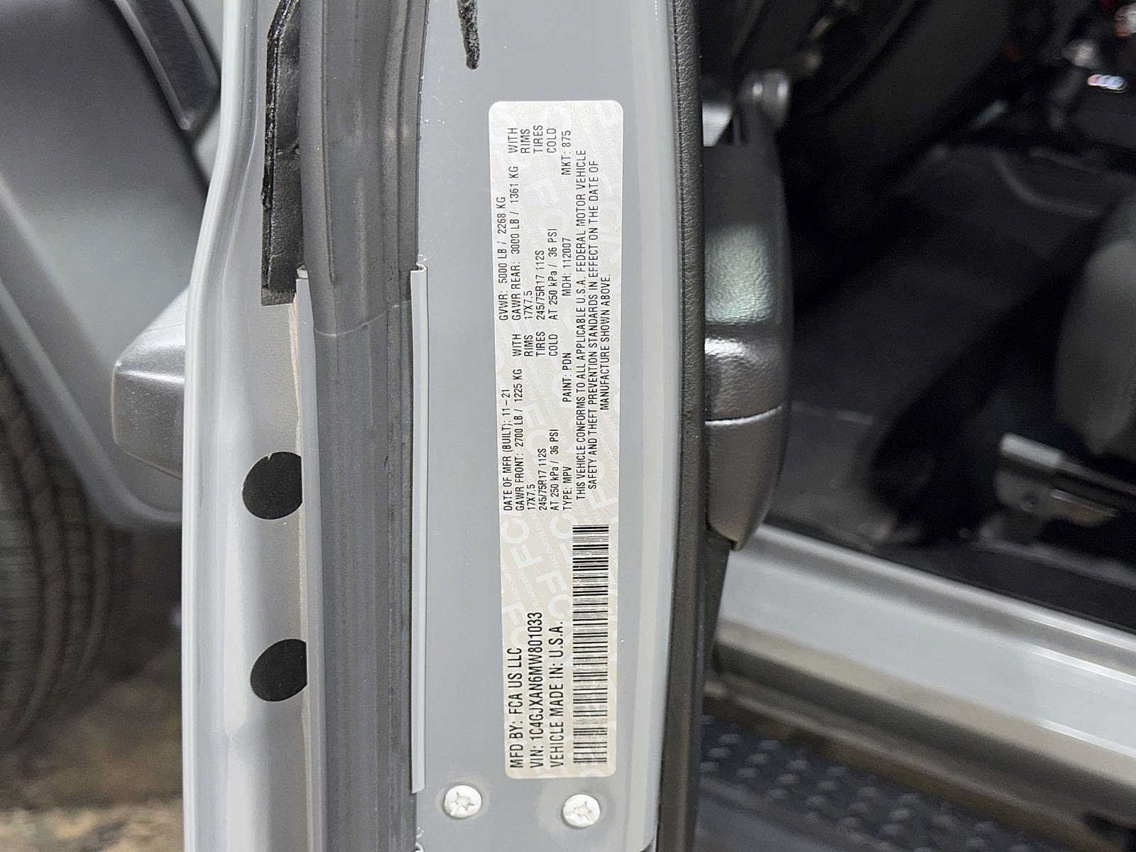 Used 2021 Jeep Wrangler Sport AWD/4WD image 13