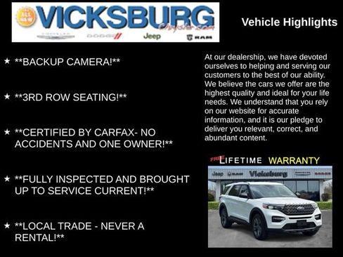 Used 2021 Ford Explorer XLT w/ Equipment Group 202A AWD/4WD image 7