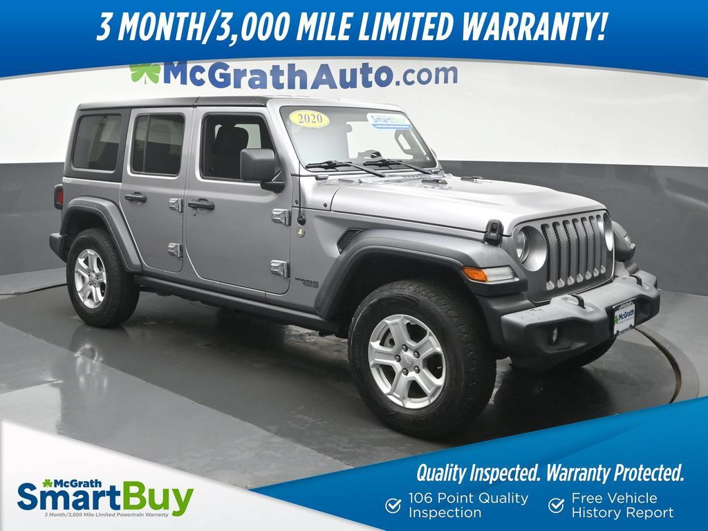 Used 2020 Jeep Wrangler Unlimited Sport S AWD/4WD image 1