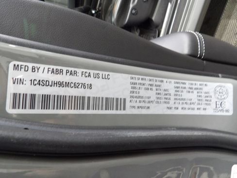 Used 2021 Dodge Durango SRT Hellcat w/ SRT Interior Appearance Group AWD/4WD image 59
