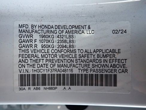 Used 2024 Honda Accord EX image 13