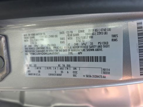 Used 2019 Ford Escape SEL image 34