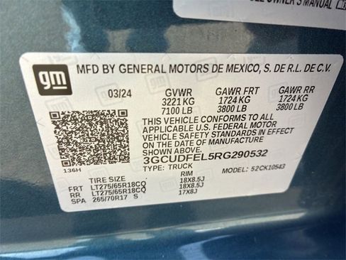 Certified 2024 Chevrolet Silverado 1500 LT Trail Boss w/ Convenience Package II image 21