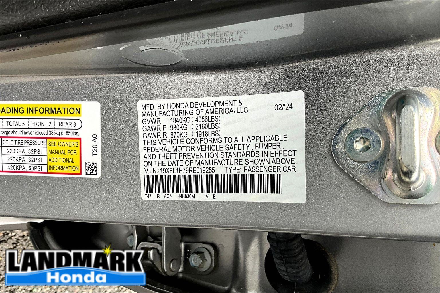 Certified 2024 Honda Civic EX-L image 34