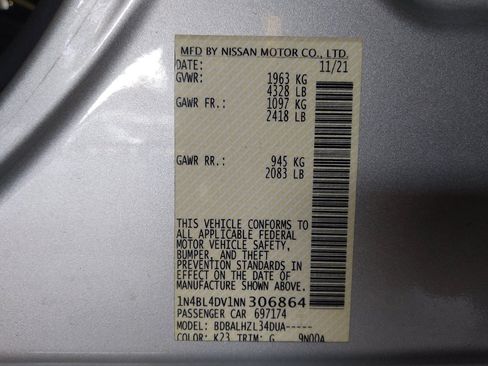 Used 2022 Nissan Altima 2.5 SV image 33