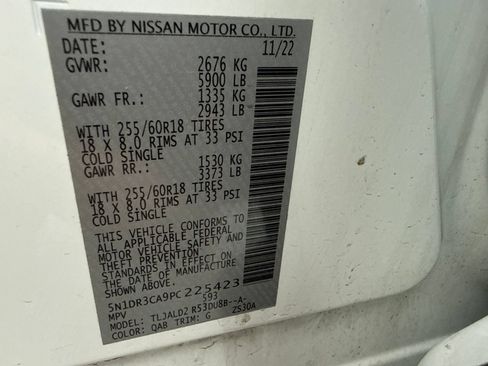 Used 2023 Nissan Pathfinder SL FWD image 56