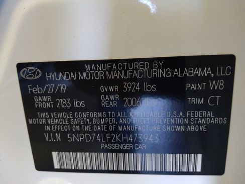 Used 2019 Hyundai Elantra SE w/ Cargo Package FWD image 33