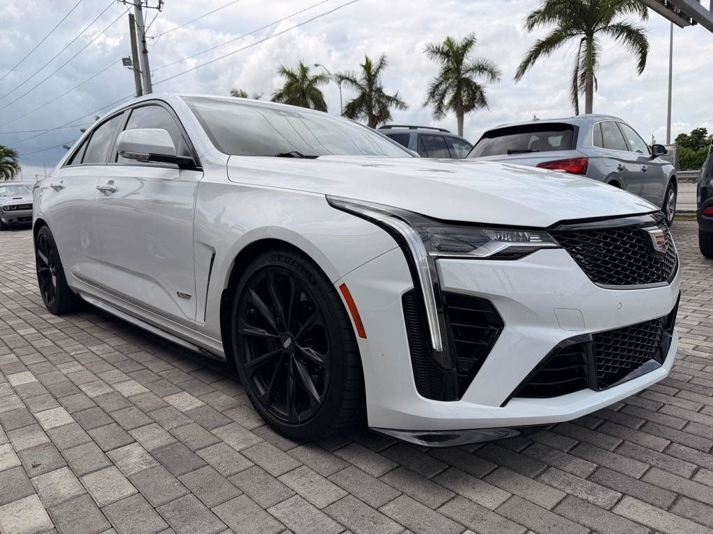 Used 2023 Cadillac CT4 V Blackwing w/ Technology Package RWD image 1