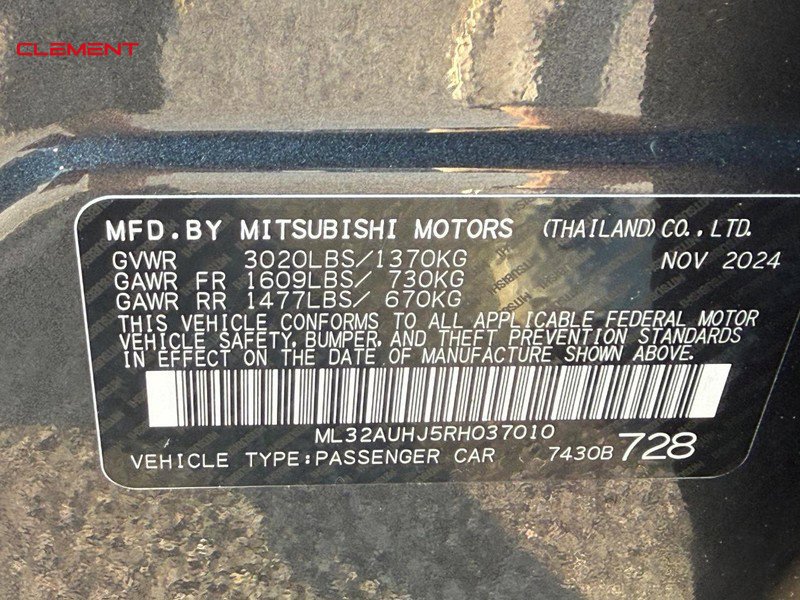 Used 2024 Mitsubishi Mirage ES FWD image 26