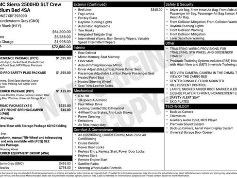 Certified 2024 GMC Sierra 2500 SLT w/ SLT Convenience Package AWD/4WD image 3