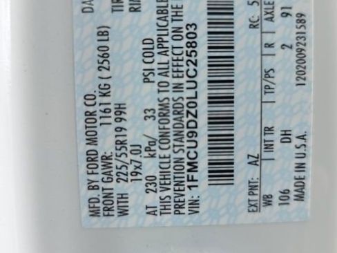 Used 2020 Ford Escape Titanium w/ Titanium Premium Package 2.0 image 8