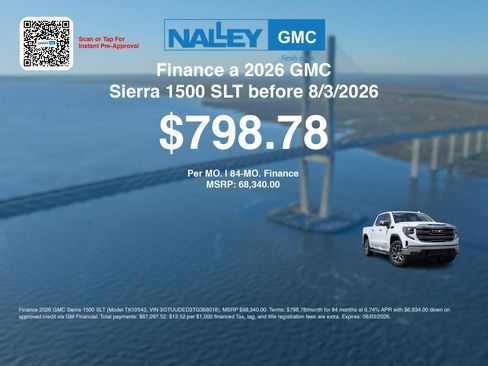 New 2026 GMC Sierra 1500 SLT w/ SLT Premium Plus Package AWD/4WD image 7