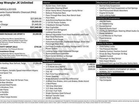 Used 2018 Jeep Wrangler Unlimited Sport S image 2