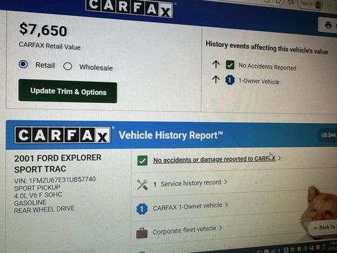 Used 2001 Ford Explorer Sport Trac 2WD image 12