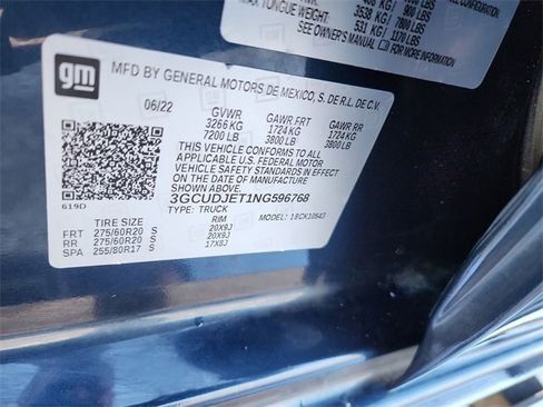 Certified 2022 Chevrolet Silverado 1500 High Country w/ Z71 Off-Road Package image 33