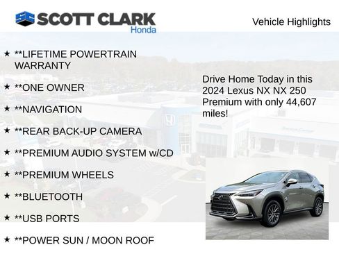 Used 2024 Lexus NX 250 FWD image 12