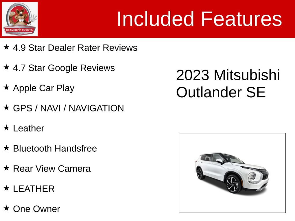 Used 2023 Mitsubishi Outlander SE FWD image 4