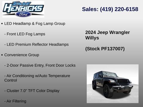 Used 2024 Jeep Wrangler Unlimited Sport AWD/4WD image 12