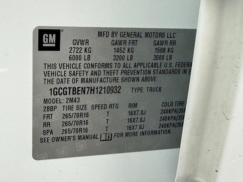 Used 2017 Chevrolet Colorado W/T w/ WT Convenience Package image 23