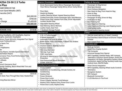 Used 2024 MAZDA CX-50 2.5 Turbo w/ Cargo Package