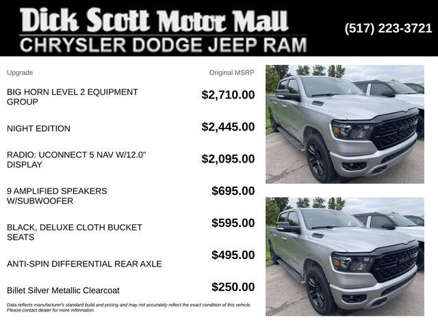 Certified 2022 RAM 1500 Big Horn AWD/4WD image 2