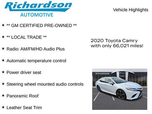 Used 2020 Toyota Camry XSE FWD image 11