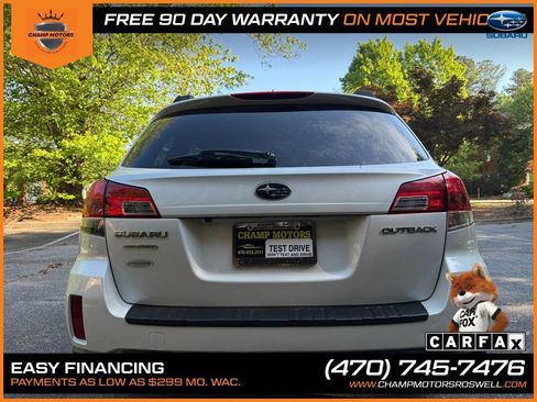 Used 2014 Subaru Outback 2.5i Limited w/ Moonroof Package AWD/4WD image 9