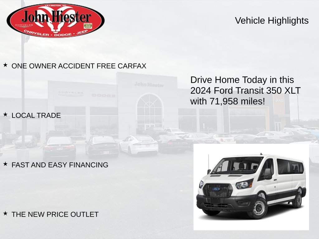 Used 2024 Ford Transit 350 XLT RWD image 3