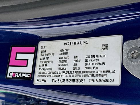 Used 2021 Tesla Model 3 Performance image 27