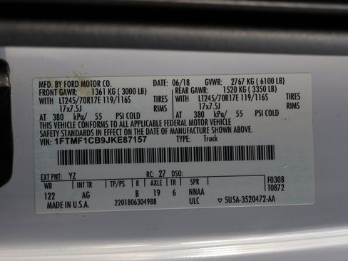 Used 2018 Ford F150 XL w/ Equipment Group 101A Mid image 35