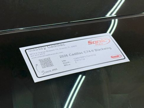 New 2026 Cadillac CT4 V Blackwing w/ Driver Assist Package image 59