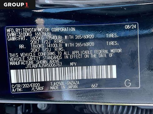 Used 2024 Toyota Land Cruiser AWD/4WD image 36