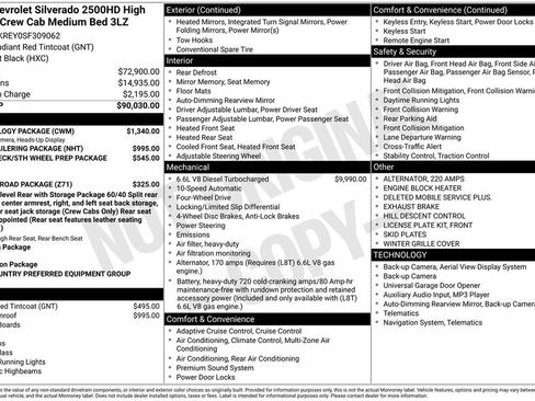 New 2025 Chevrolet Silverado 2500 High Country w/ Technology Package AWD/4WD image 26